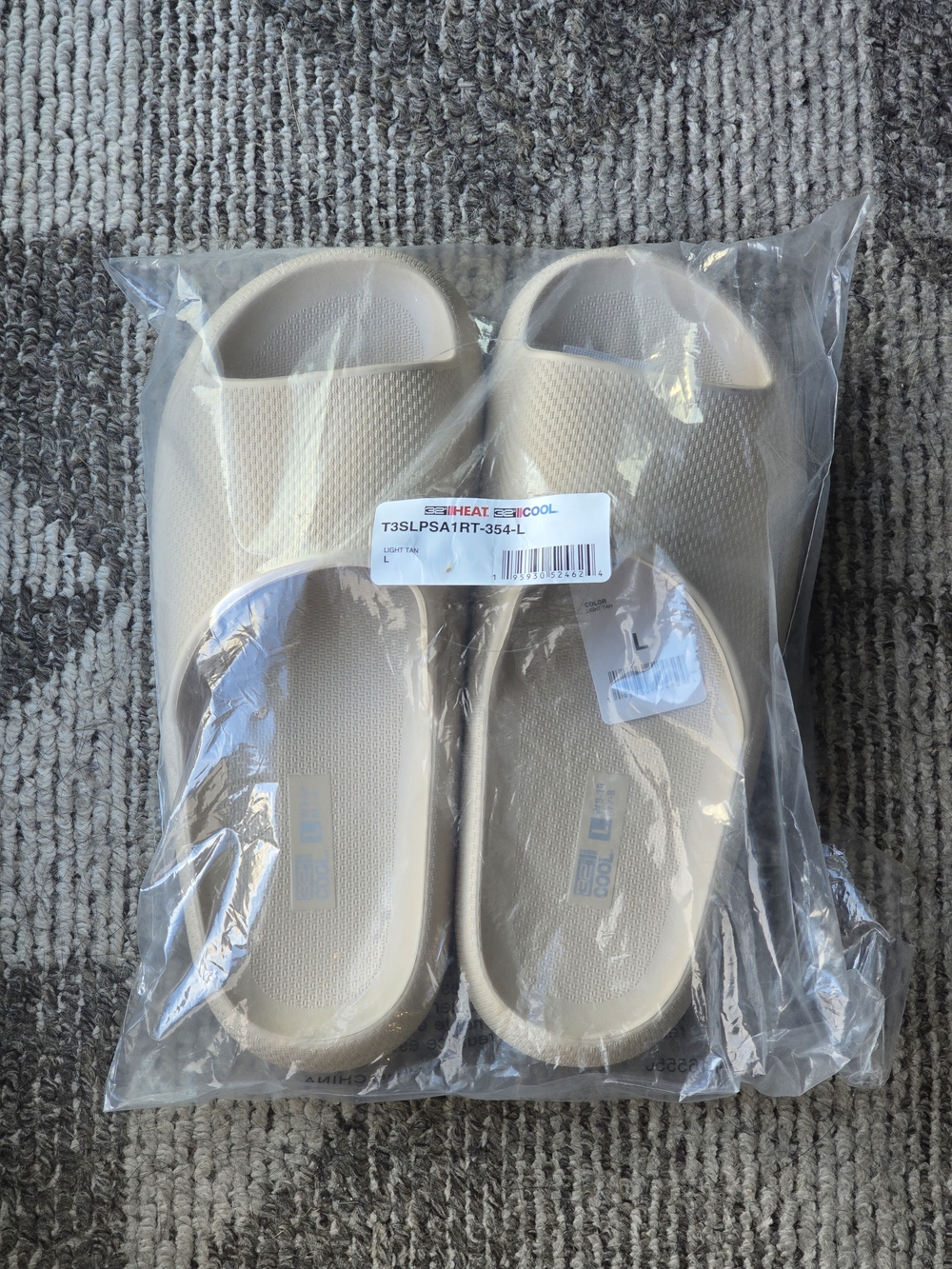32 Degrees Cream Slide Sandals — Minimal Slip-On Comfort